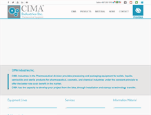 Tablet Screenshot of cimapharma.com
